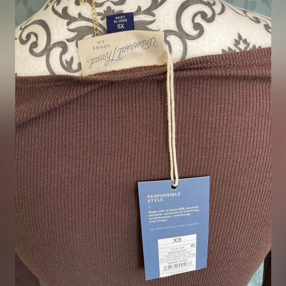 Universal Thread | NWT Women’s Off The Shoulder Long Sleeve Ribbed Dress - Picture 5 of 6